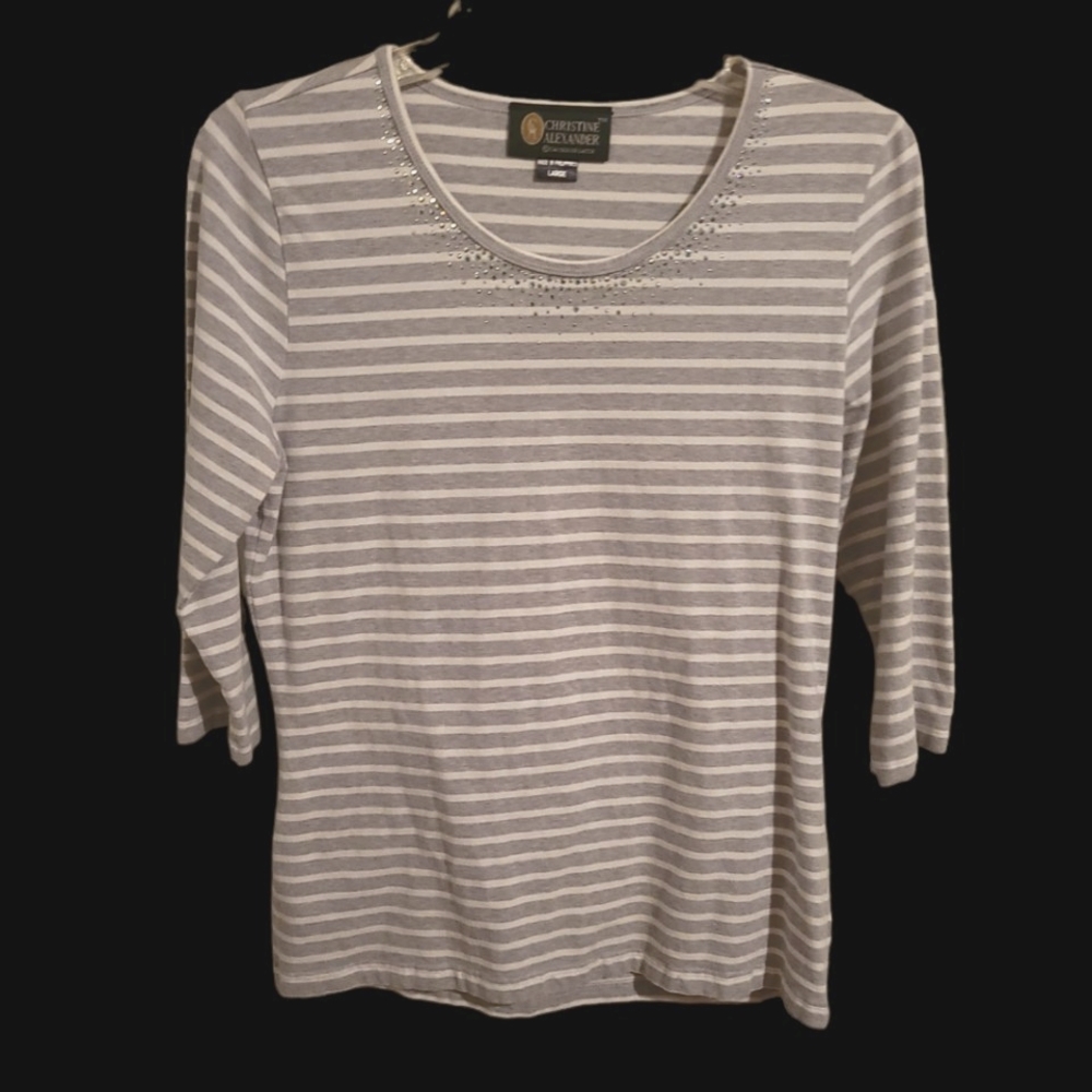 Christine Alexander 3/4 Sleeve Top
